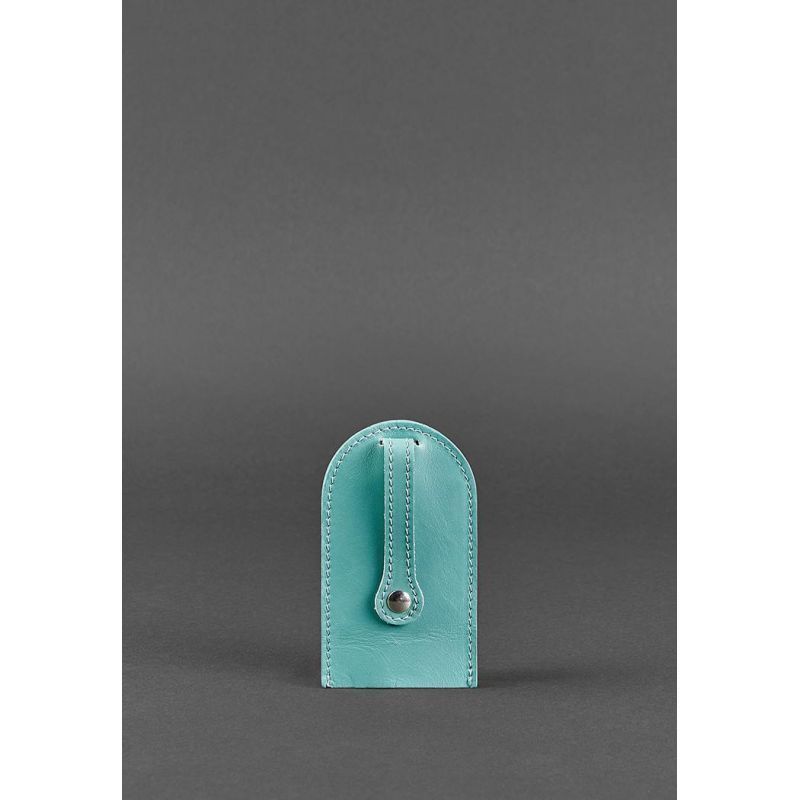 Женская кожаная ключница 2.0 бирюзовая BN-KL-2-tiffany фото