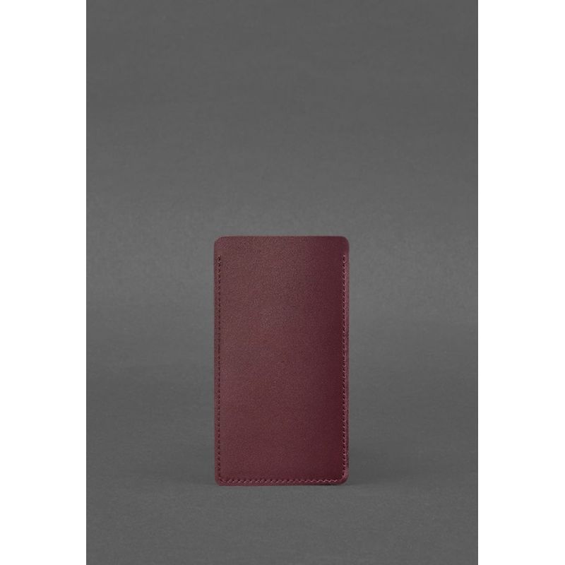 Кожаный чехол для iPhone 13 Бордовый BN-GC-3-vin фото