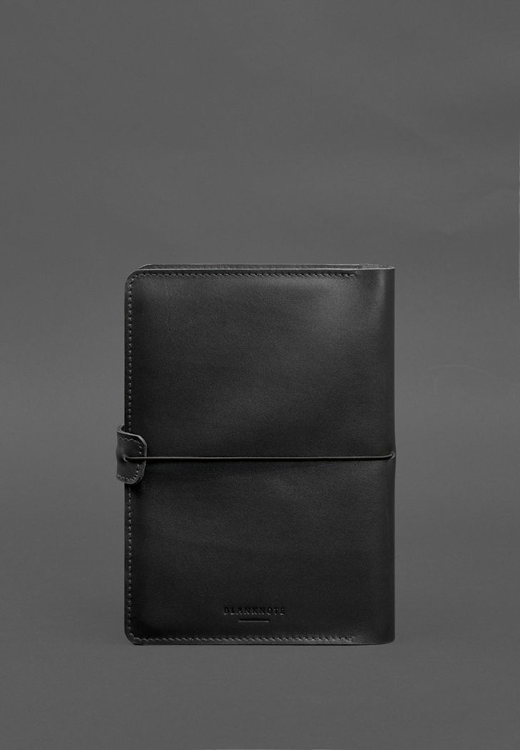 Кожаный блокнот А5 (софт-бук) 9.4 черный BN-SB-9-4-g фото