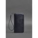 Кожаное портмоне на молнии 6.1 Темно-синее BN-PM-6-1-navy-blue фото 3