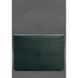 Кожаный чехол-конверт на магнитах для MacBook 16 дюйм Зеленый BN-GC-12-malachite фото 2