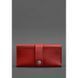 Кожаное женское портмоне 3.0 красное Krast BN-PM-3-red фото 6