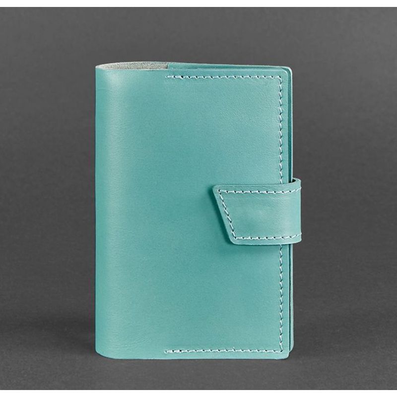 Кожаная обложка для паспорта 4.0 бирюзовая BN-OP-4-tiffany фото