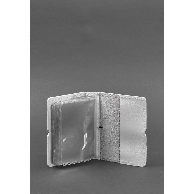 Женский кожаный кард-кейс 7.0 белый Краст BN-KK-7-light фото