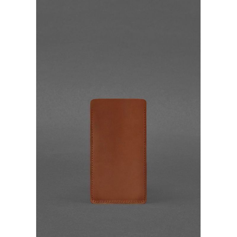 Кожаный чехол для iPhone 12 Светло-коричневый Crazy Horse BN-GC-2-k-kr фото