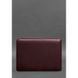 Кожаный чехол для MacBook 13 дюйм Бордовый Crazy Horse BN-GC-7-vin-kr фото 2