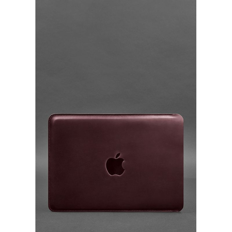 Кожаный чехол для MacBook 13 дюйм Бордовый Crazy Horse BN-GC-7-vin-kr фото