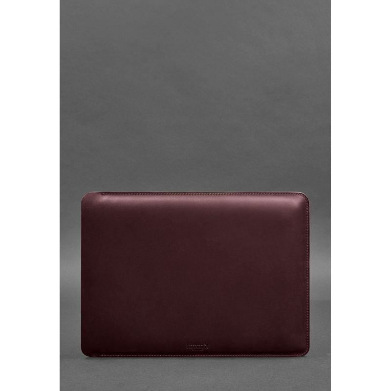 Кожаный чехол для MacBook 13 дюйм Бордовый Crazy Horse BN-GC-7-vin-kr фото