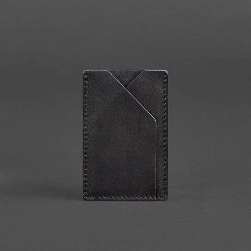 Шкіряний кард-кейс 8.0 чорний BN-KK-8-g фото