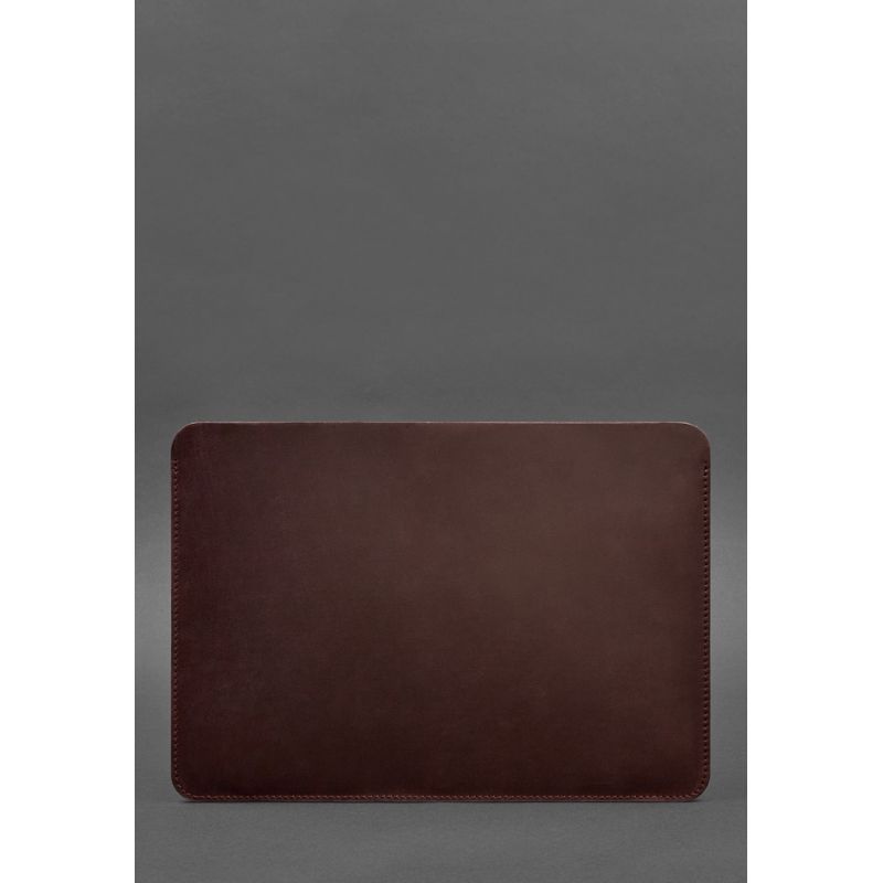 Кожаный чехол для MacBook 13 дюйм Бордовый Crazy Horse BN-GC-7-vin-kr фото