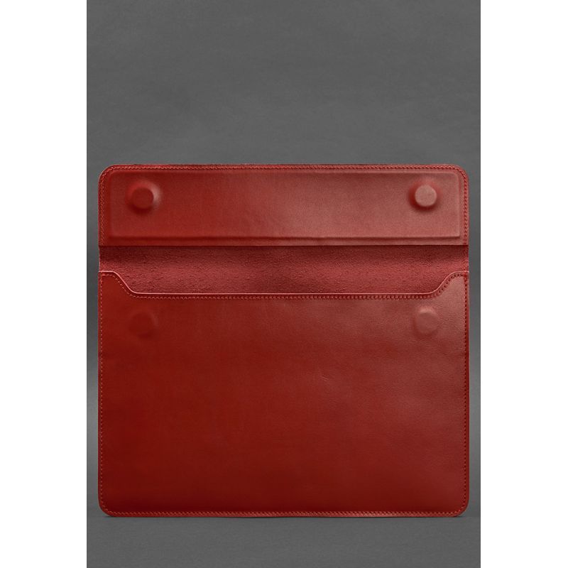 Шкіряний чохол-конверт на магнітах для MacBook 16 дюйм Червоний BN-GC-12-red фото