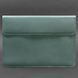 Кожаный чехол-конверт на магнитах для MacBook 16 дюйм Бирюзовый BN-GC-12-tiffany фото 4