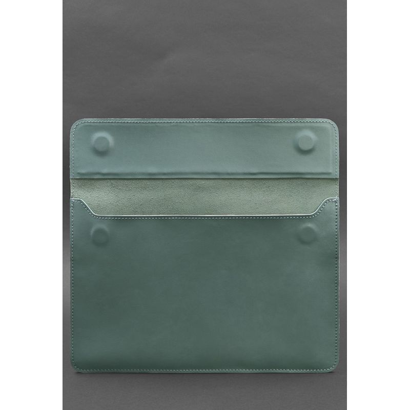 Кожаный чехол-конверт на магнитах для MacBook 16 дюйм Бирюзовый BN-GC-12-tiffany фото