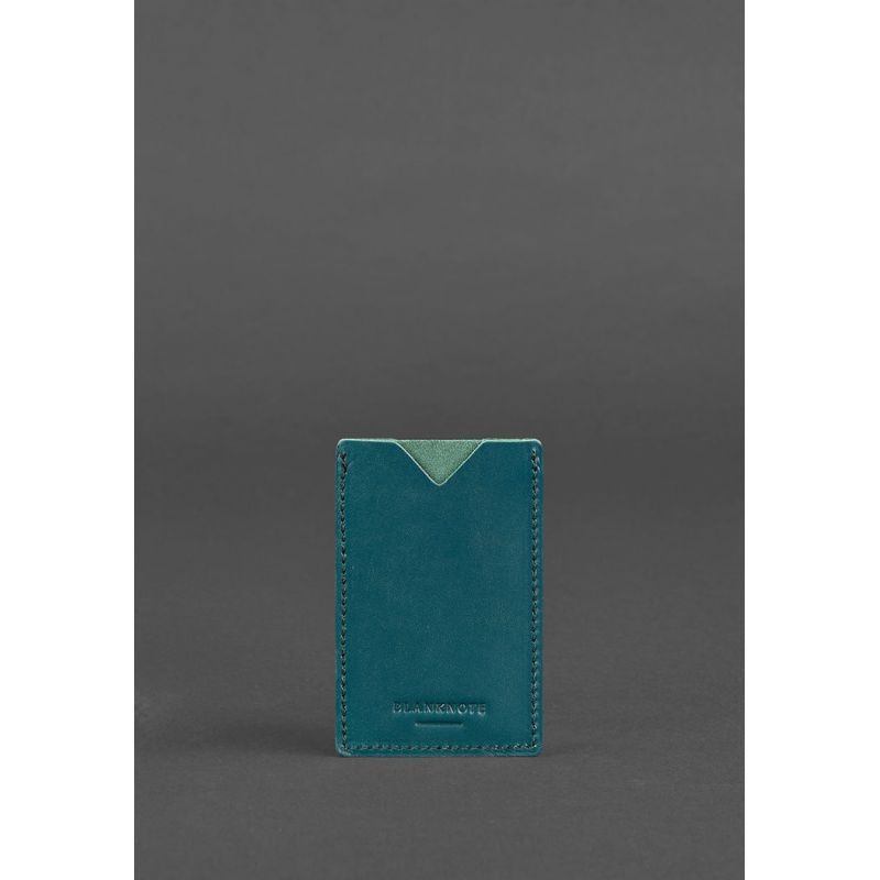 Женский кожаный кард-кейс 8.0 зеленый BN-KK-8-malachite фото