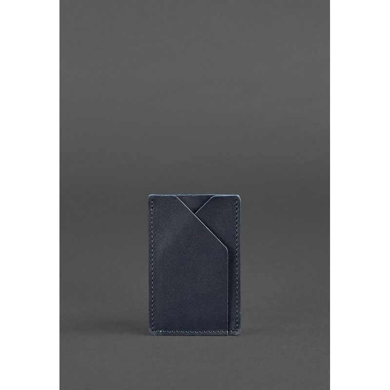 Кожаный кард-кейс 8.0 темно-синий BN-KK-8-navy-blue фото