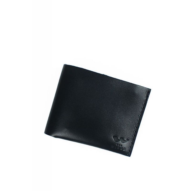 Кожаный кошелек Mini с монетницей черный TW-PM-1-1-black-ksr фото