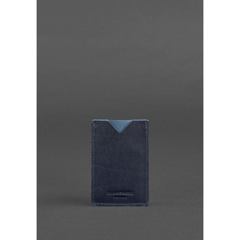 Кожаный кард-кейс 8.0 темно-синий BN-KK-8-navy-blue фото