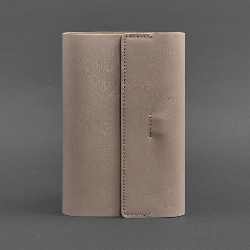 Шкіряний блокнот софт-бук 7.0 світло-бежевий Краст BN-SB-7-light-beige фото