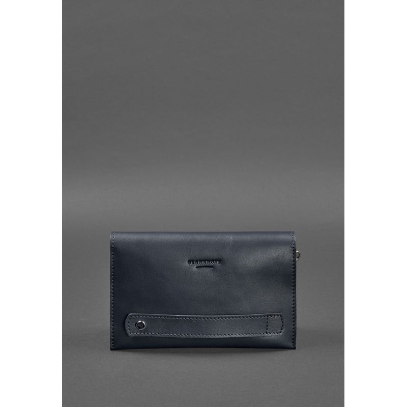 Шкіряний&nbsp;чоловічий&nbsp;клатч-барсетка&nbsp;3.0&nbsp;синій&nbsp;краст BN-KLATCH-3-navy-blue фото