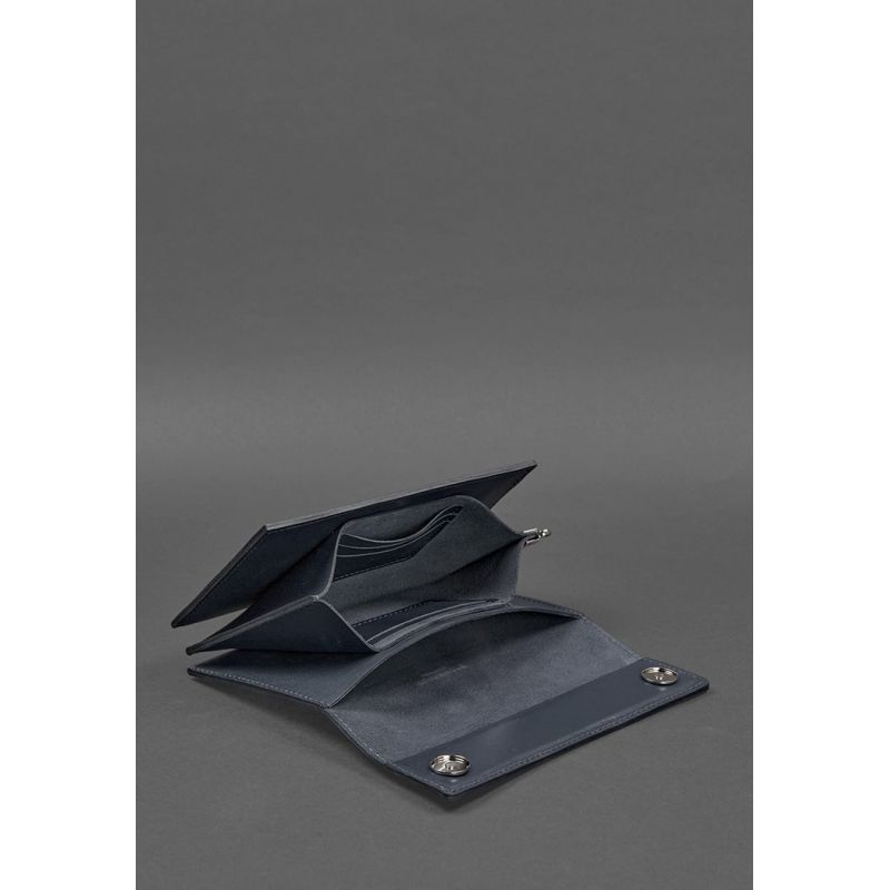 Шкіряний&nbsp;чоловічий&nbsp;клатч-барсетка&nbsp;3.0&nbsp;синій&nbsp;краст BN-KLATCH-3-navy-blue фото