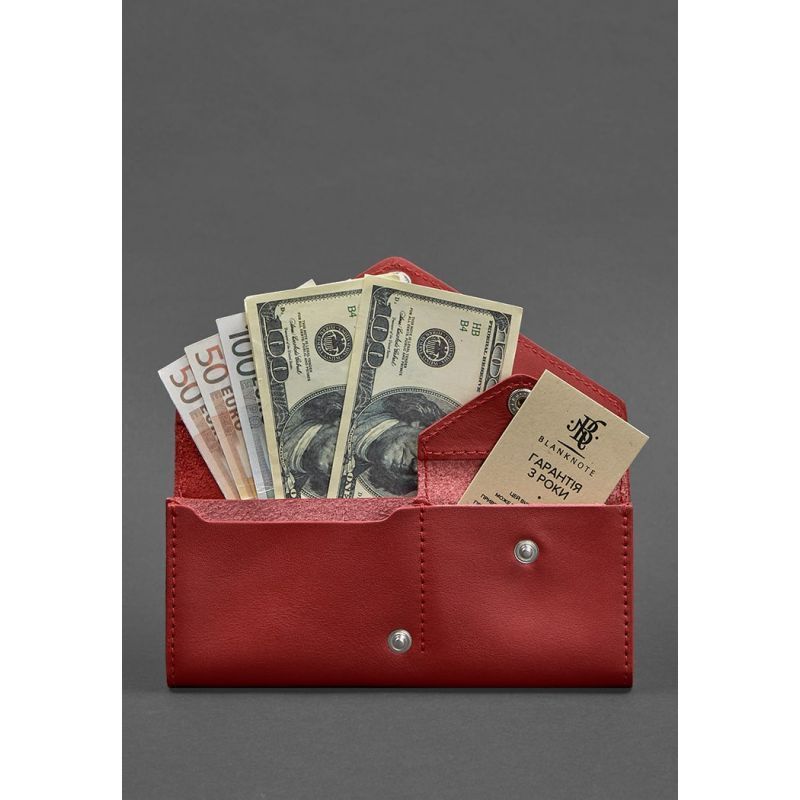 Женский кожаный кошелек Керри 1.0 красный BN-W-1-red фото