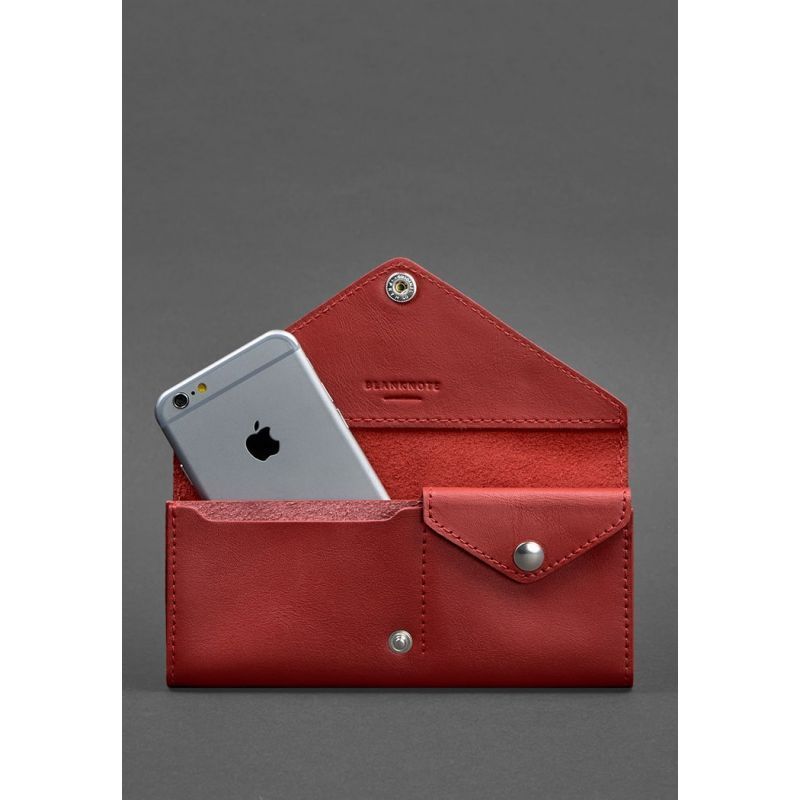 Женский кожаный кошелек Керри 1.0 красный BN-W-1-red фото