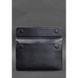 Кожаный чехол-конверт на магнитах для MacBook 13 Темно-синий BN-GC-9-navy-blue фото 3