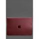 Кожаный чехол-конверт на магнитах для MacBook 16 дюйм Бордовый Crazy Horse BN-GC-12-vin-kr фото 2