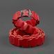 Женский кожаный бохо-ремень красный Saffiano BN-BELT-1-bw-red фото 4