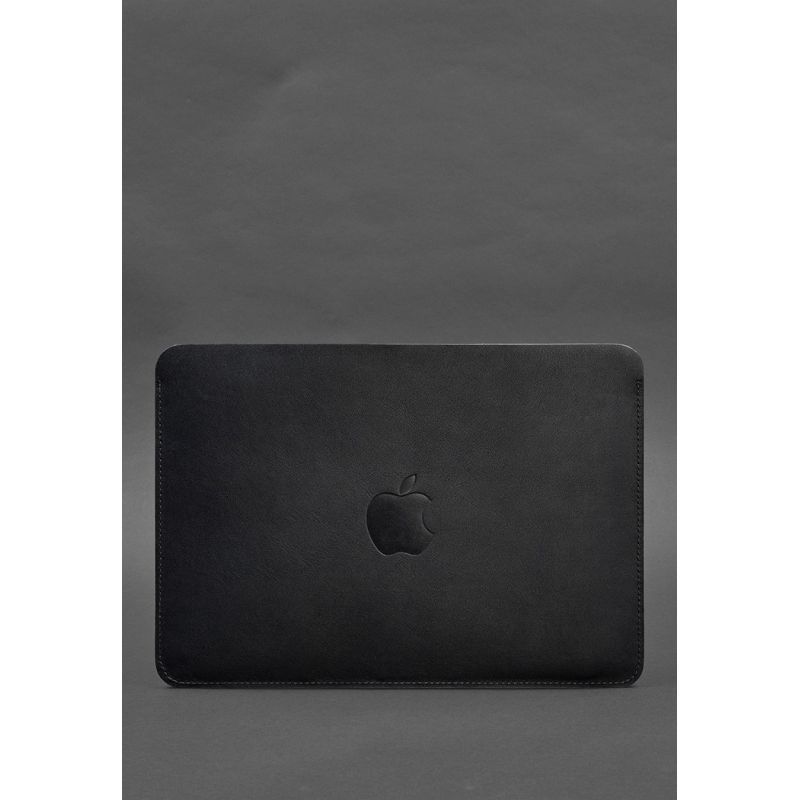 Чохол із натуральної шкіри для MacBook 13 дюйм Синій Краст BN-GC-7-navy-blue фото