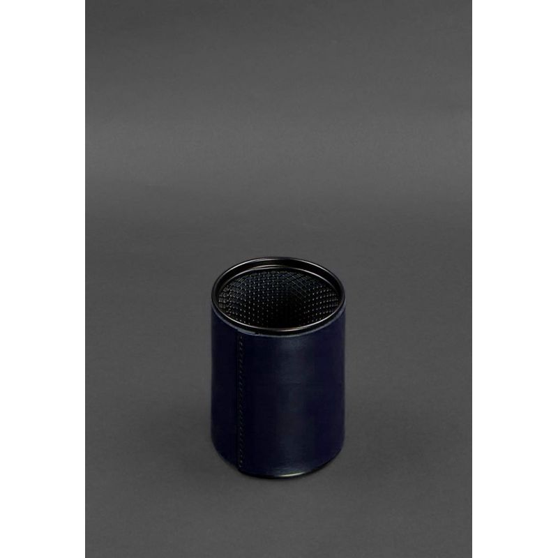Настільний набір з натуральної шкіри 1.0 темно-синій краст BN-set-1-navy-blue фото