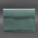 Кожаный чехол-конверт на магнитах для MacBook 14 Бирюзовый BN-GC-22-tiffany фото 4