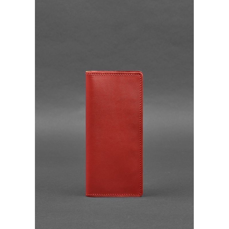 Шкіряне портмоне-купюрник 11.0 червоне Краст BN-PM-11-red фото