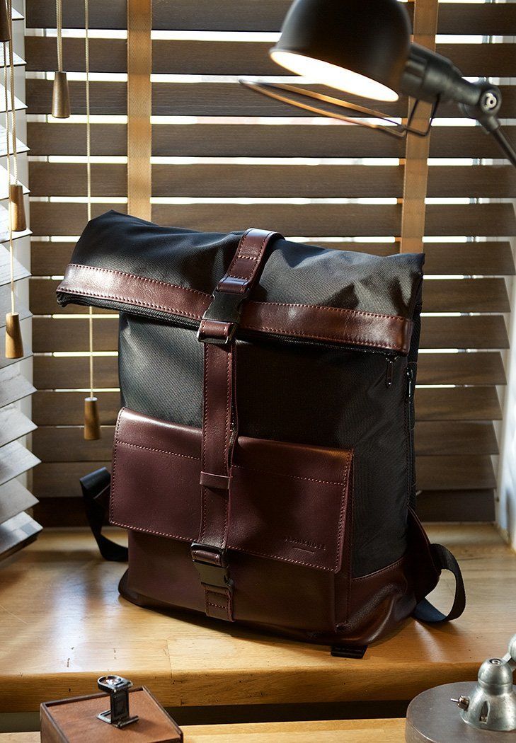Рюкзак Urban чорний з бордовими вставками BN-BAG-61-vin фото