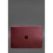 Кожаный чехол-конверт на магнитах для MacBook 13 Бордовый Crazy Horse BN-GC-9-vin-kr фото 2