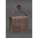 Шкіряна сумка-портфель Classic темно-коричневий Crazy Horse з ефектом Pull Up BN-BAG-55-o фото 4
