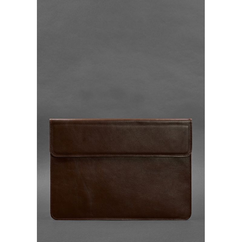 Шкіряний чохол-конверт на магнітах для MacBook 14 Бордовий BN-GC-22-vin фото