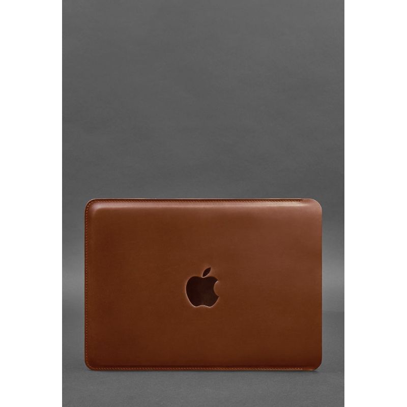 Кожаный чехол для MacBook 14 дюйм Светло-коричневый Crazy Horse BN-GC-19-k-kr фото