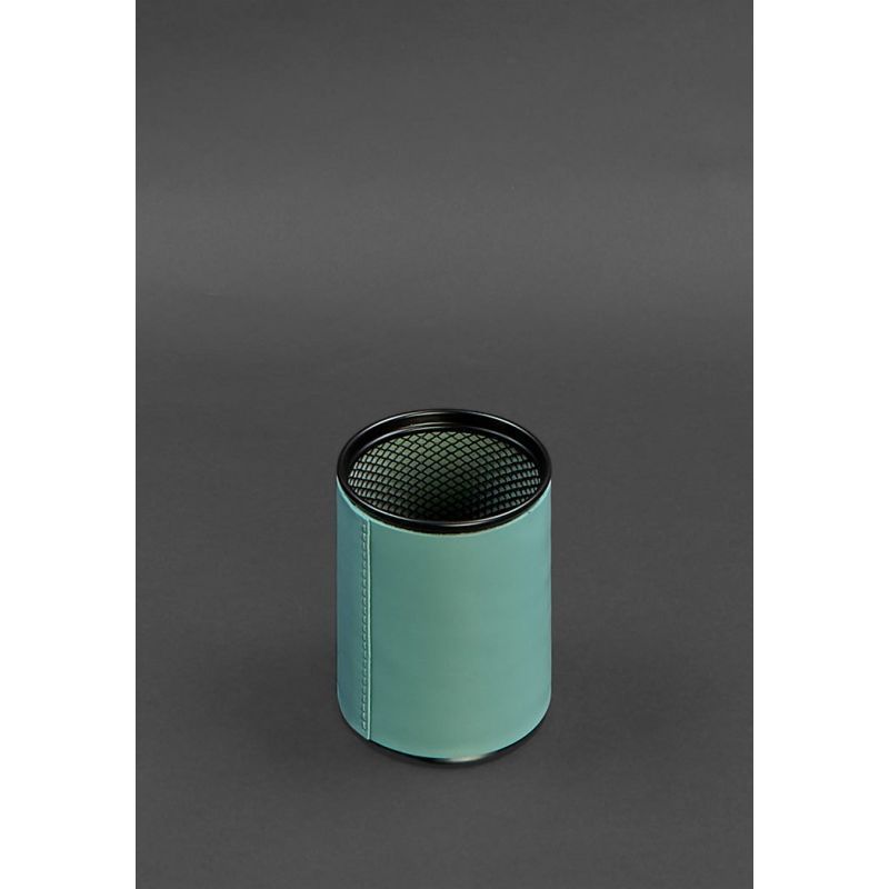 Настільний набір з натуральної шкіри 1.0 бірюзовий краст BN-set-1-tiffany фото