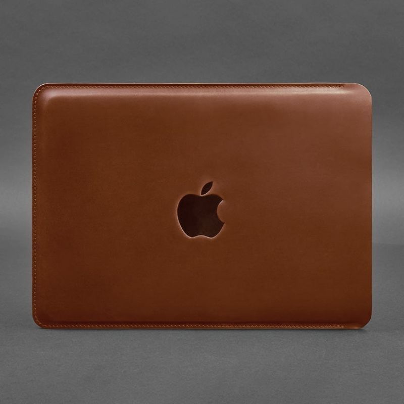 Кожаный чехол для MacBook 14 дюйм Светло-коричневый Crazy Horse BN-GC-19-k-kr фото