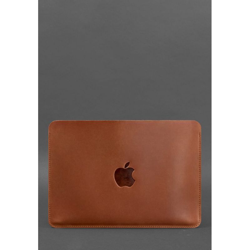 Кожаный чехол для MacBook 14 дюйм Светло-коричневый Crazy Horse BN-GC-19-k-kr фото