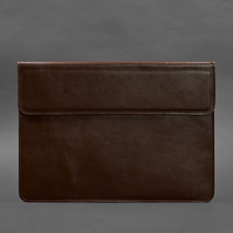 Шкіряний чохол-конверт на магнітах для MacBook 14 Бордовий BN-GC-22-vin фото