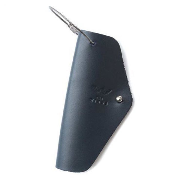 Шкіряна ключниця синя TW-KeyHolder-dark-blue фото